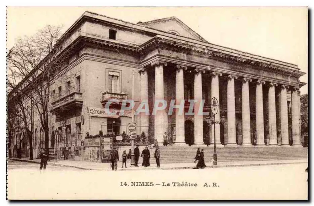 Nîmes — O Teatro — A.R. (série 14) - Frente