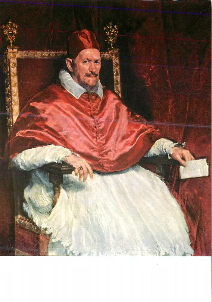 Porträt des Innocent X — von Velázquez — Galerie Doria — Serie 165 - Vorderseite