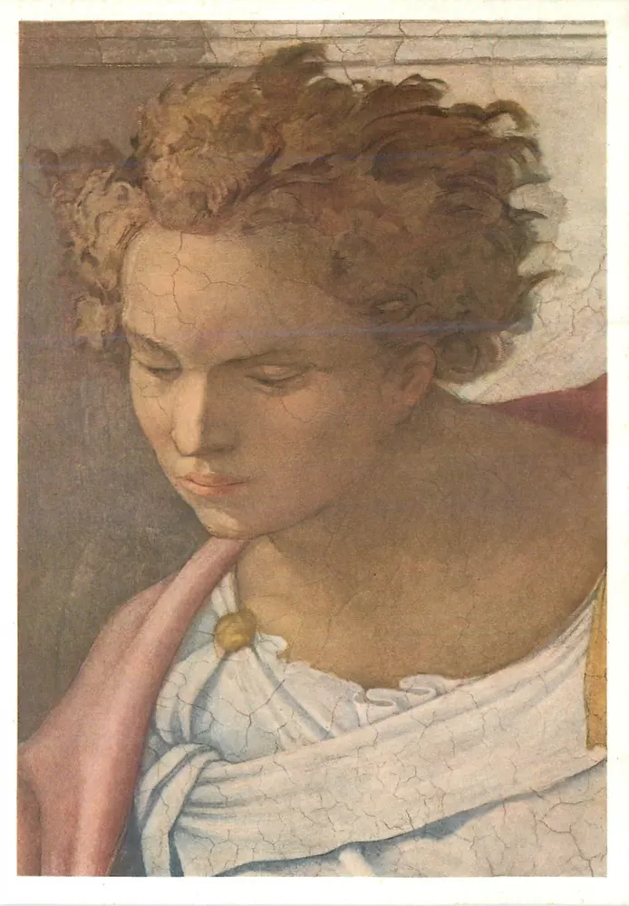 Profeta Daniel — detalhe — Michelangelo, Capela Sistina, Roma - Frente