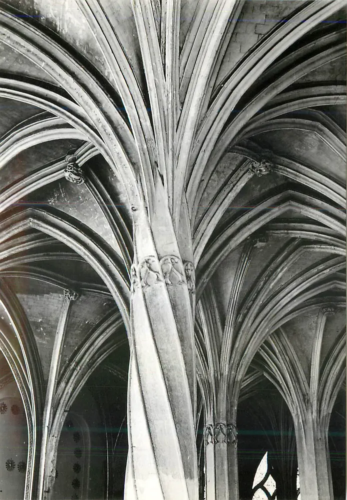 Église Saint-Séverin, Paris — Pilier du XVᵉ siècle — Photos LE MOULT - Recto
