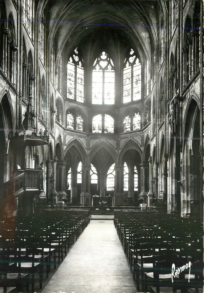 Igreja de Saint-Séverin (século XV) — O Coro — Images de PARIS - Frente