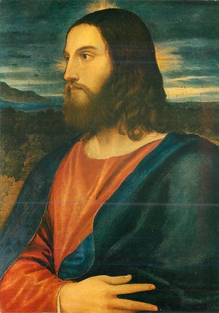 Jesu-Cristo — retrato — Edição Giusti di S. Becocci, série A.210 - Frente