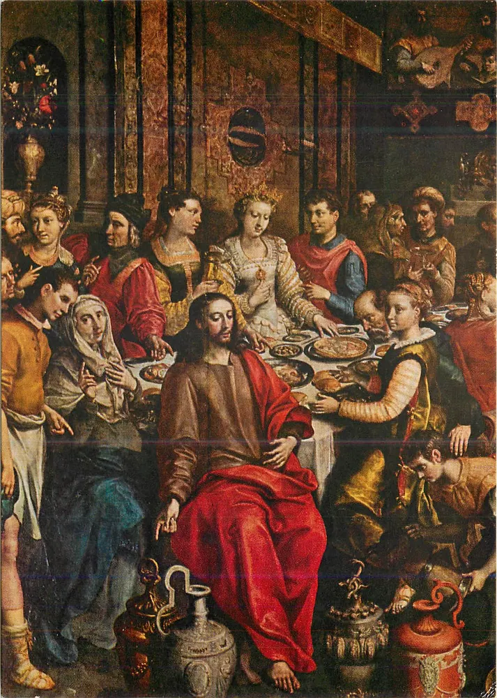 Les Noces de Cana — Martin de Vos (1530-1602) — Les Éditions et Ateliers d'Art Graphique Elsevier, Bruxelles - Recto