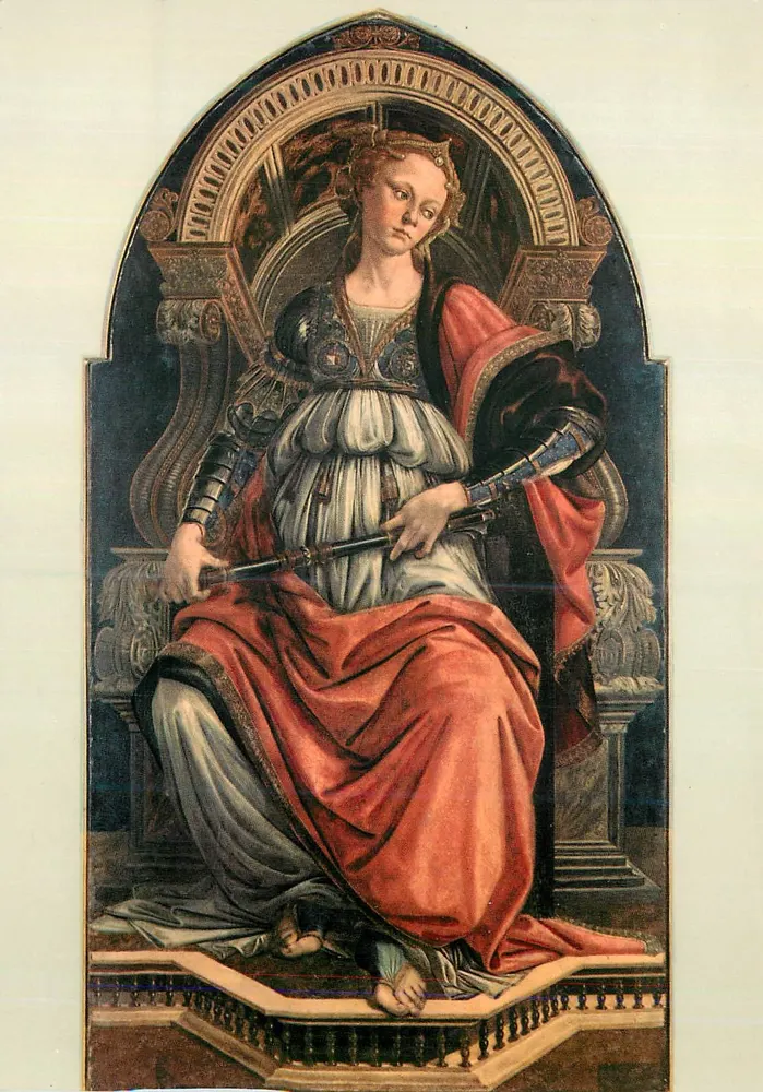 La Fortitude — S. Botticelli — Galleria Uffizi, Florence — série d'ARTE n°526 - Recto