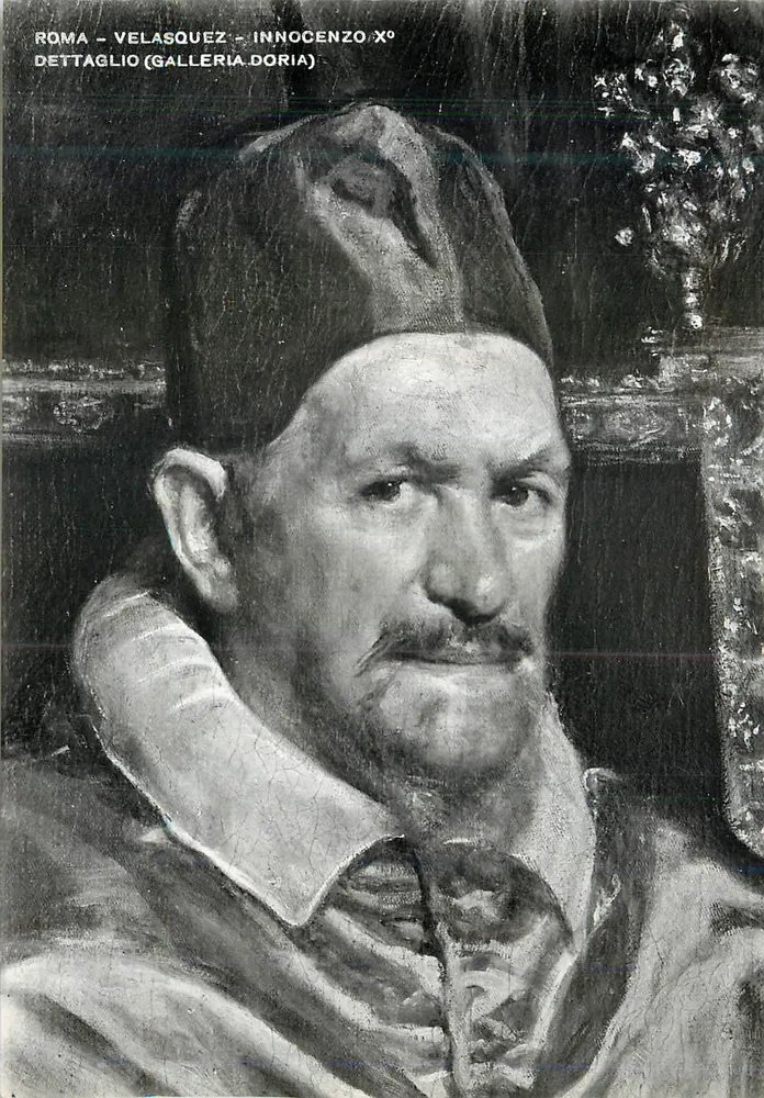 Porträt von Innocenzo Velasquez — Detail der Galerie Doria — Verlag Dettaglio, Rom - Vorderseite