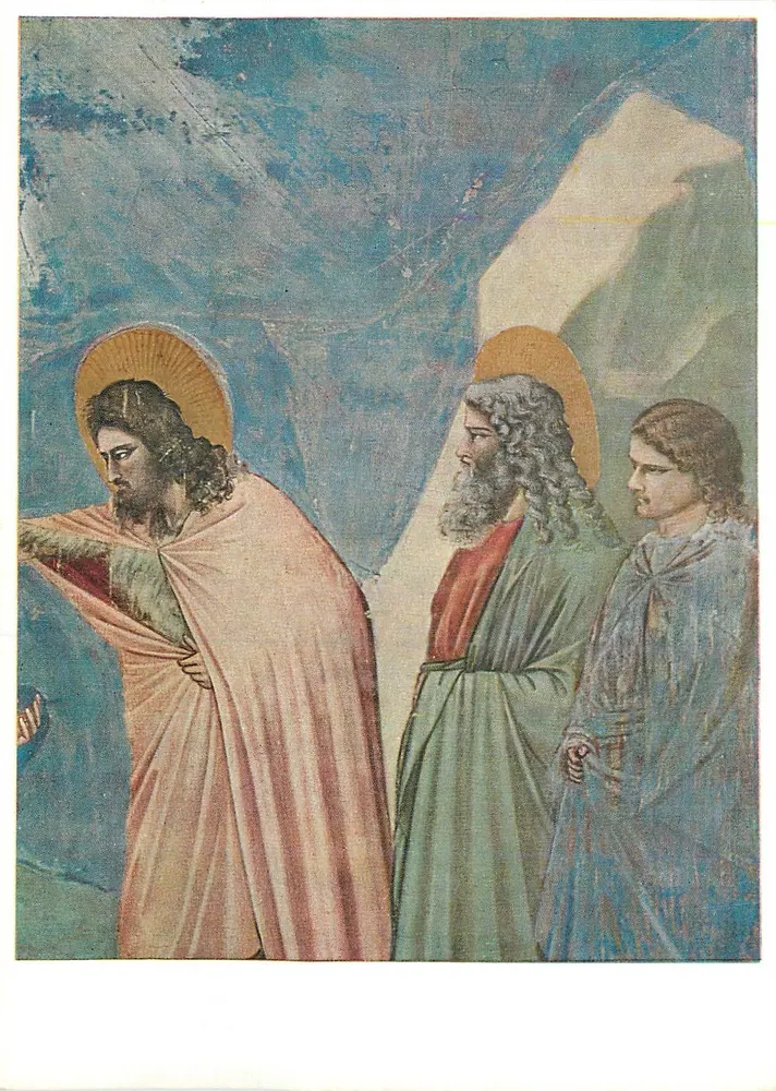 Taufe Jesu — Teil — Giotto, Kapelle der Scrovegni, Padua - Vorderseite