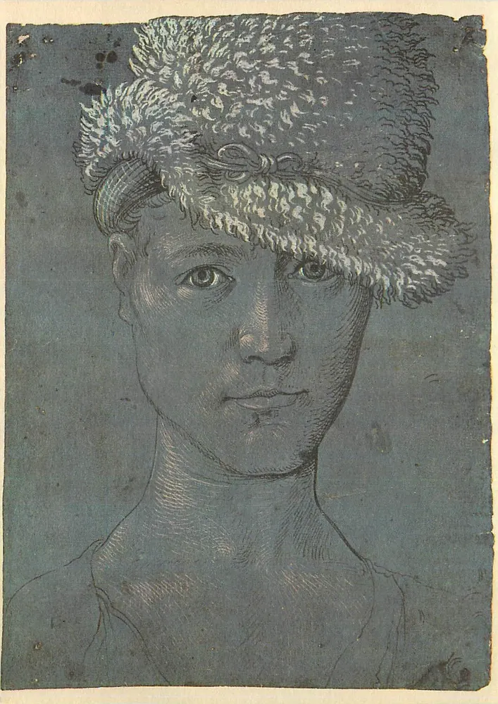 Autorretrato — Hans Baldung Grien (1484-1545) — Vertrieb F.A. Ackermann, W 3 - Frente
