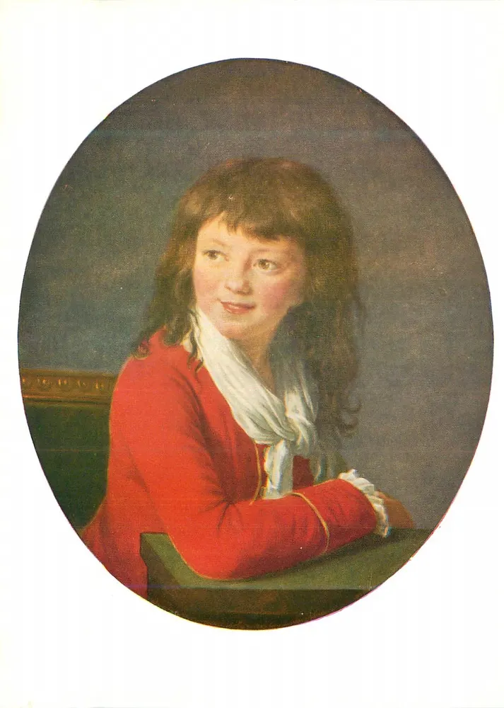 Élizabeth-Louise Végré-Lebrun — Portrait de jeune fille — Graphic Art Services (Brighton) Ltd. - Recto