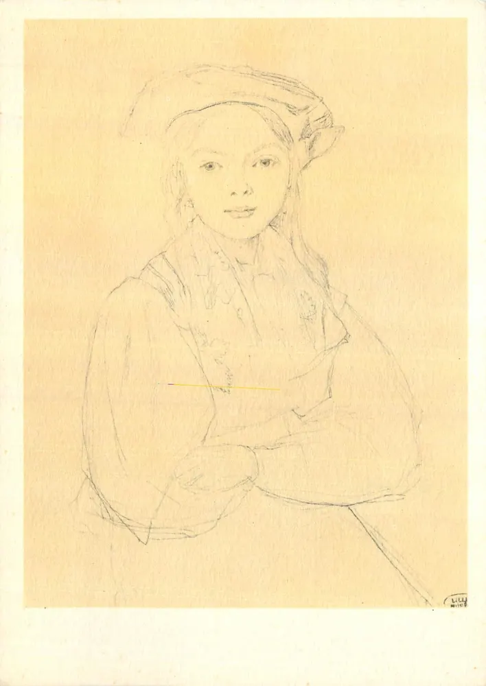 Menina com chapéu de beberê — J.-B. Corot — Fernand Hazan, editor, Paris - Frente