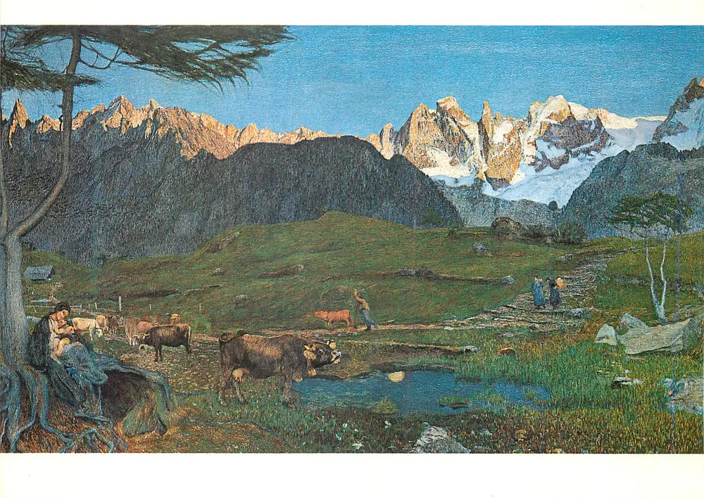 Giovanni Segantini — Die Formation — gedruckt in Zürich - Vorderseite