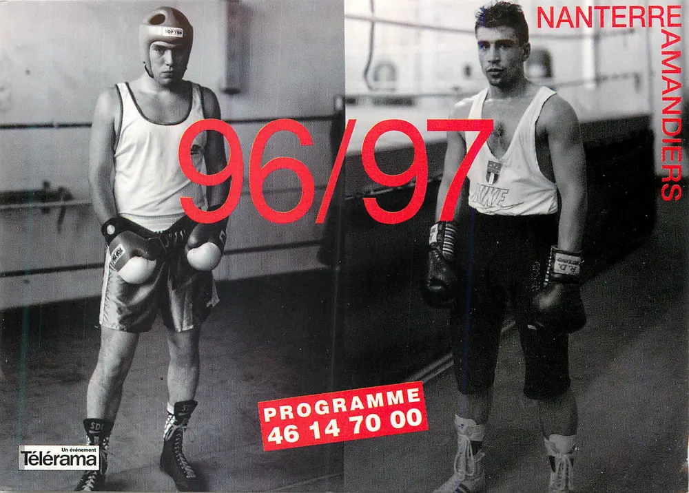 Nanterre-Amandiers — Programa teatro e música temporada 96/97 — Télérama - Frente