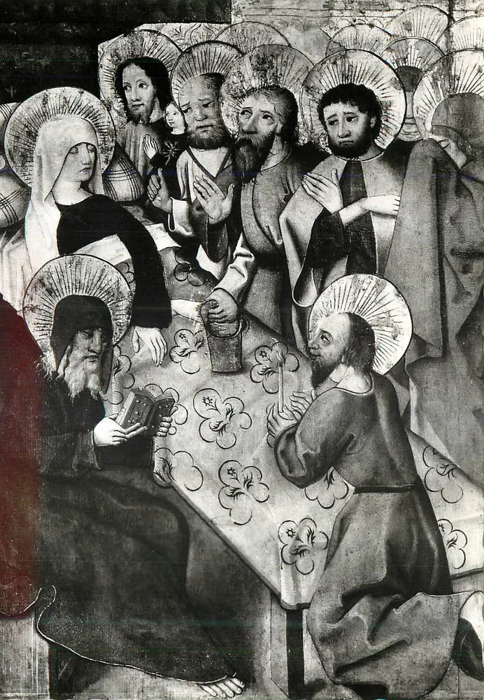 La Mort de la Vierge — XVᵉ siècle — Éditions Lecourbe, Paris - Recto