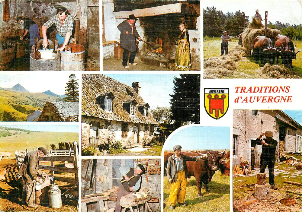 Tradiciones de Auvergne — Edición de Lujo — Photo Editions BOS - Anverso