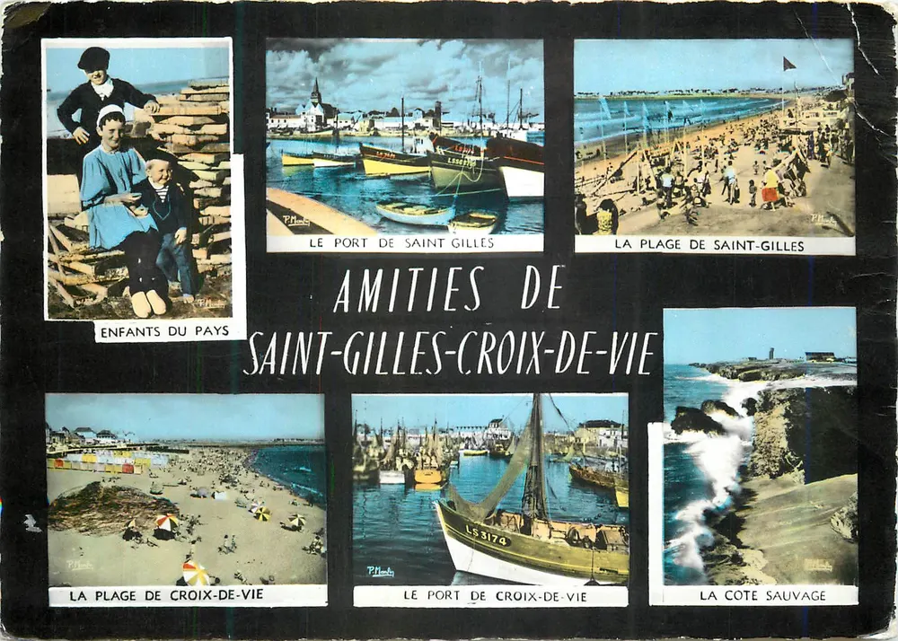 Saint-Gilles-Croix-de-Vie — Amities de Saint-Gilles-Croix-de-Vie — Éditeur P. Marlin - Voorkant