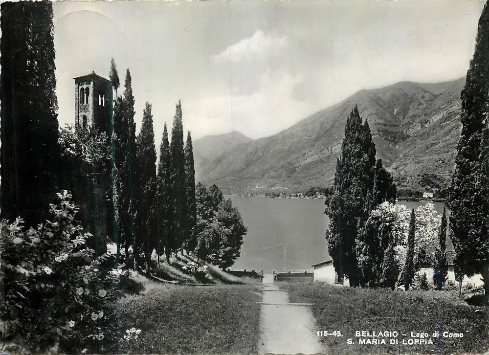 S. MARIA DI LOPPIA — Bellagio — Lago di Como — editor Brunner & C. Como, n° 115-45 - Frente