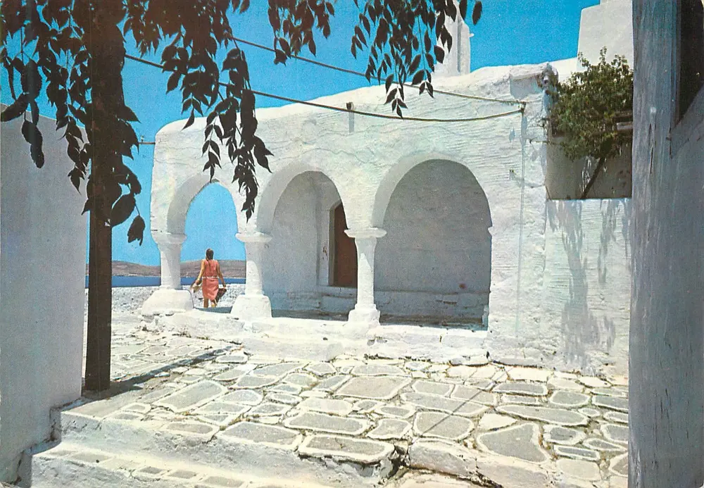 Paros - Um canto pitoresco — B. Haidas, Atenas - Frente