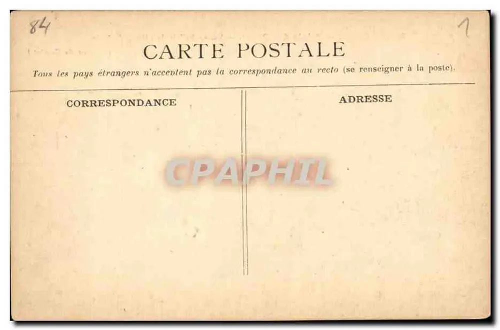 Avignon — Palast der Päpste — Ansicht vom Glockenturm des Rathauses — Edition du Comtat - Rückseite