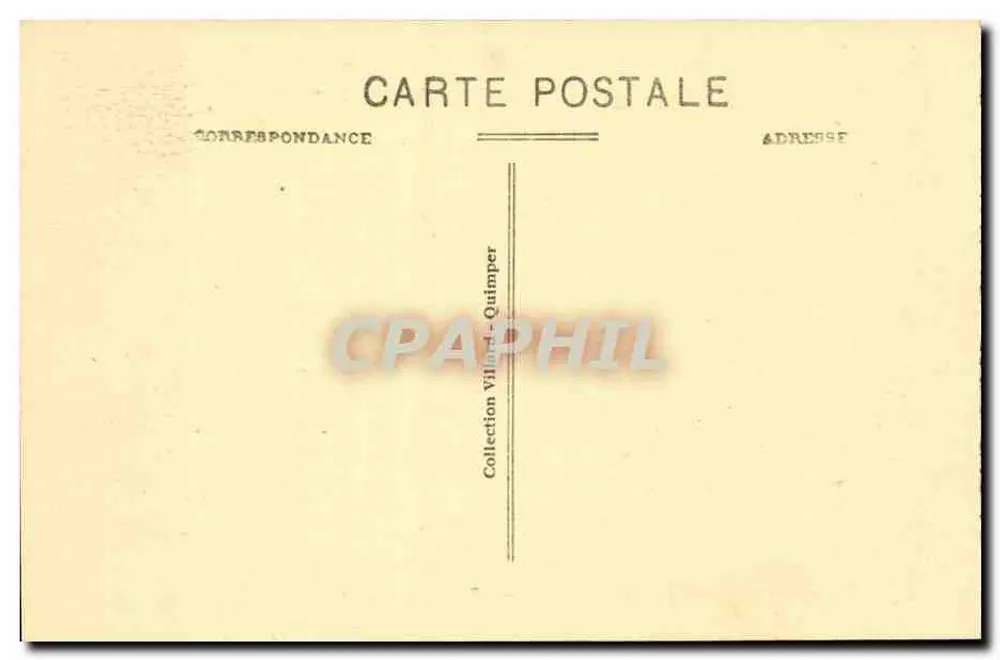 Josselin - A Ribeira do Oust — editor Villard-Quimper, n° 4957 - Verso