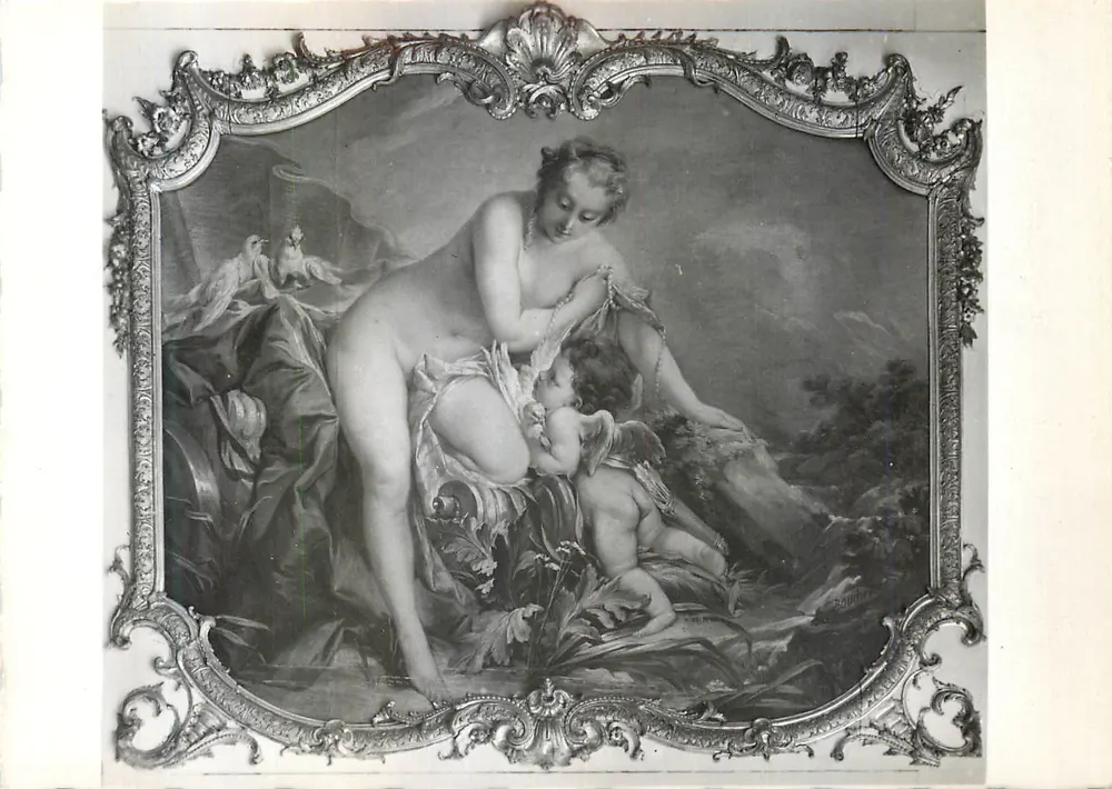 Vénus et Cupidon — gravure ornée — éditeur inconnu - Recto