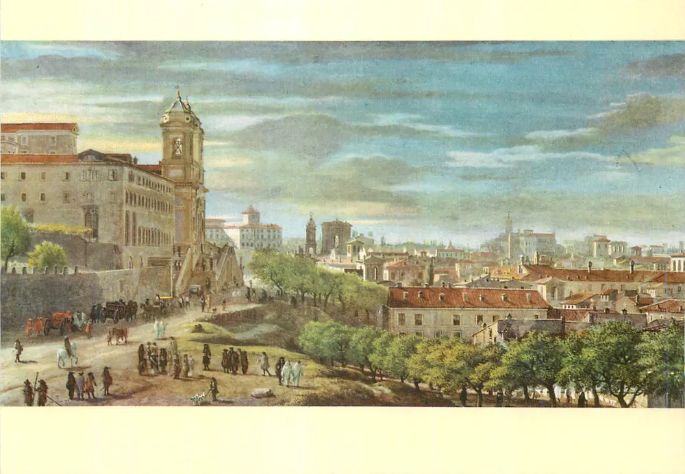 Vue de Rome — Tour de l'Horloge — Éditeur inconnu, n° de série non visible - Recto