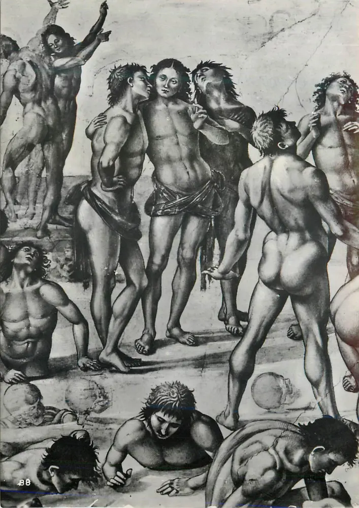 Scène de la Nativité — détail du cycle de la Nativité de la Vierge — éditeur inconnu, n° de série 88 - Recto