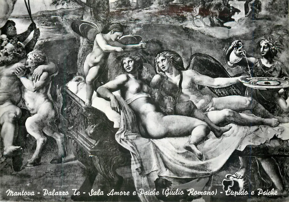 Cupido e Psiche — Mantova - Palazzo Te - Sala Amore e Psiche (Giulio Romano) - Recto