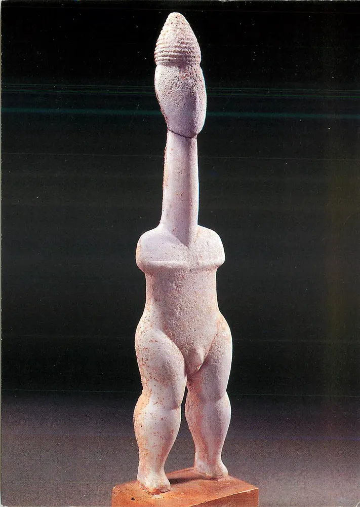 Estátua da Vênus de Willendorf — coleção privada — editor não visível - Frente