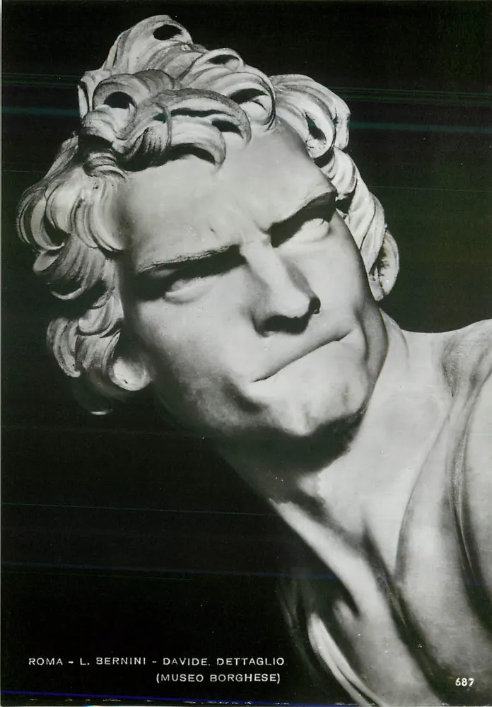 David - detalhe - Bernini - Museu Borghèse - Roma - Frente