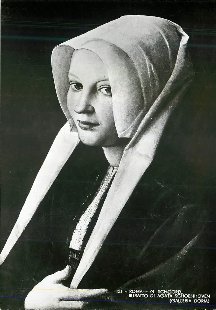 Ritratto di Agata Schoenhoven — Galleria Doria — Roma — n°131 - Frente