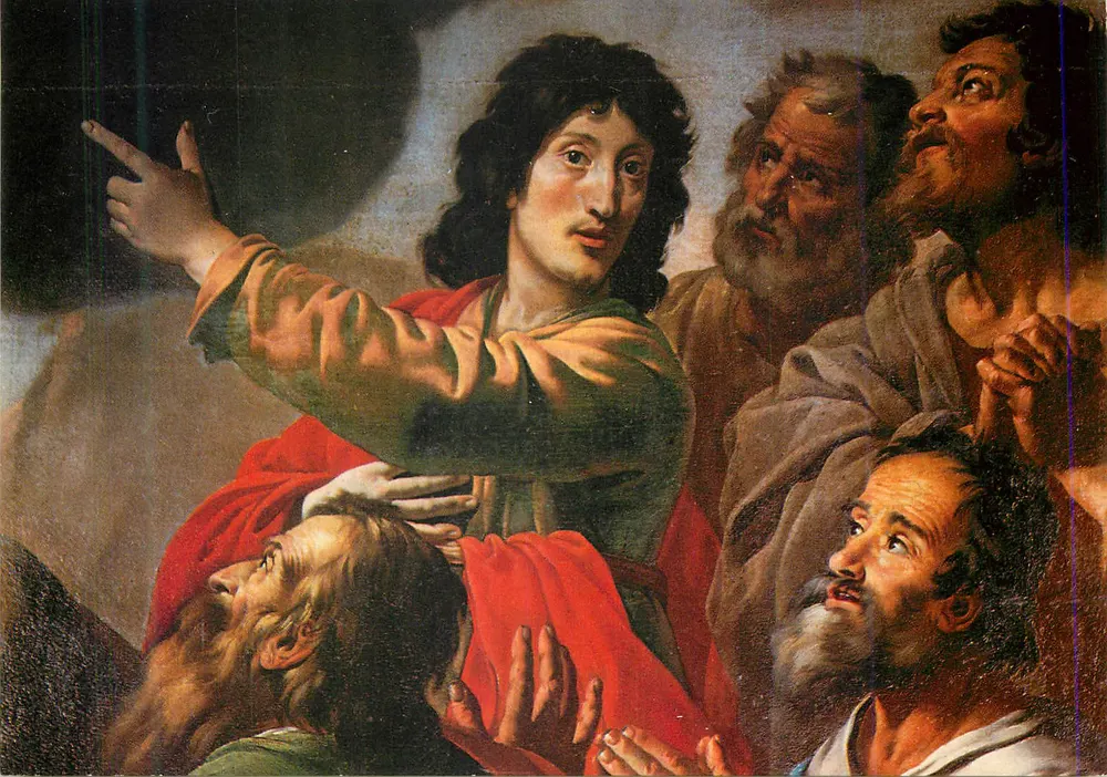 Religiöse Szene — Ölgemälde — Unbekannter Verleger - Vorderseite