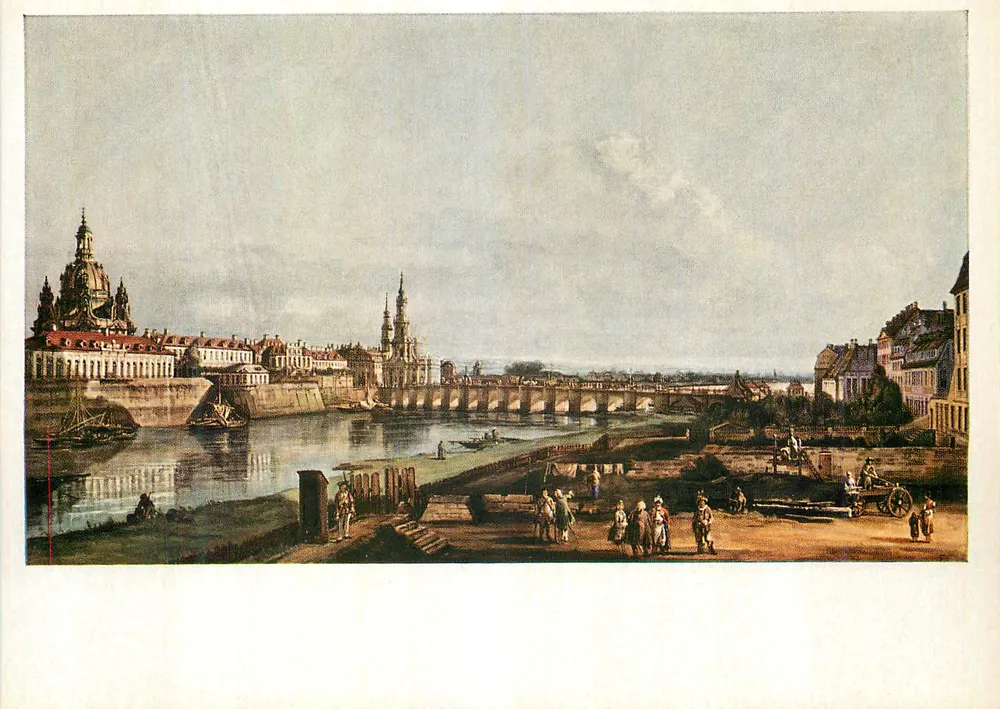 Ansicht von Dresden — Elbbrücke — Verlag unbekannt - Vorderseite