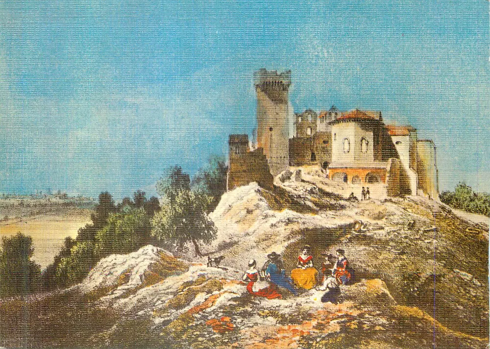 Castelo de Saint-Michel — vista pitoresca — editor não identificável - Frente