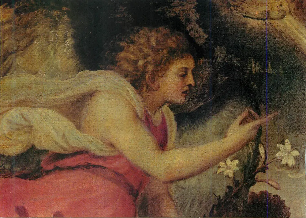 Angélus — detalhe de uma pintura — editor desconhecido, número de série ilegível - Frente