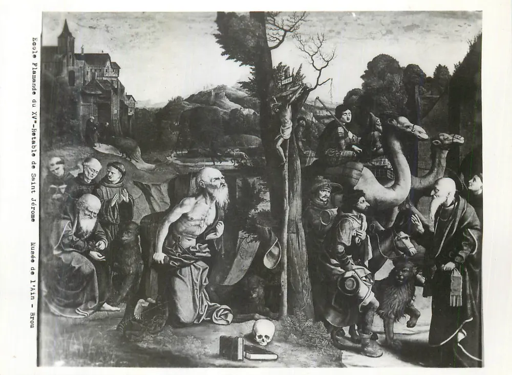 Scuola Fiorentina del XV secolo - Altare di San Girolamo — Museo dell'Arte - Bruxelles - Recto