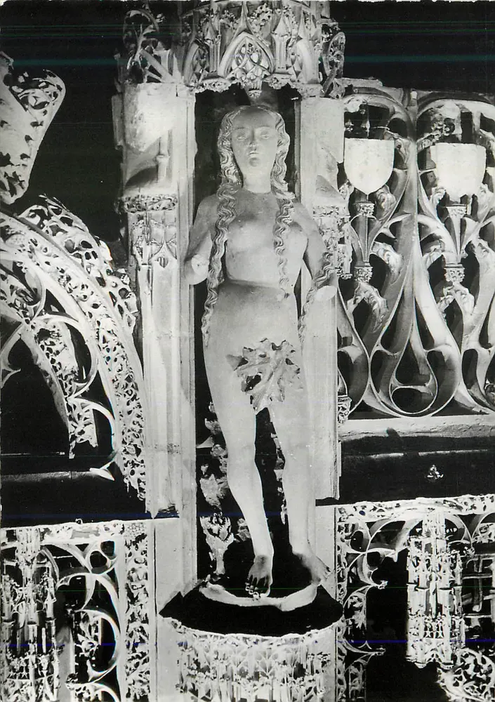 Statue de la Vierge à l'Enfant — chapelle de la cathédrale de Chartres — éditeur inconnu - Recto