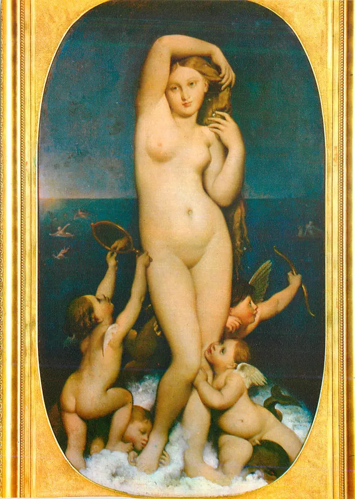 Vênus emergindo das águas — Vênus e os Cupidos — Museu de Belas Artes de Lyon - Frente