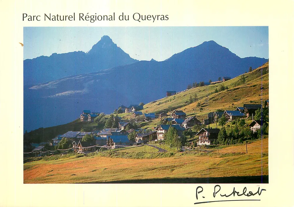 Regionaler Naturpark Queyras — Ansicht des Bergdorfes — P. Publak - Vorderseite