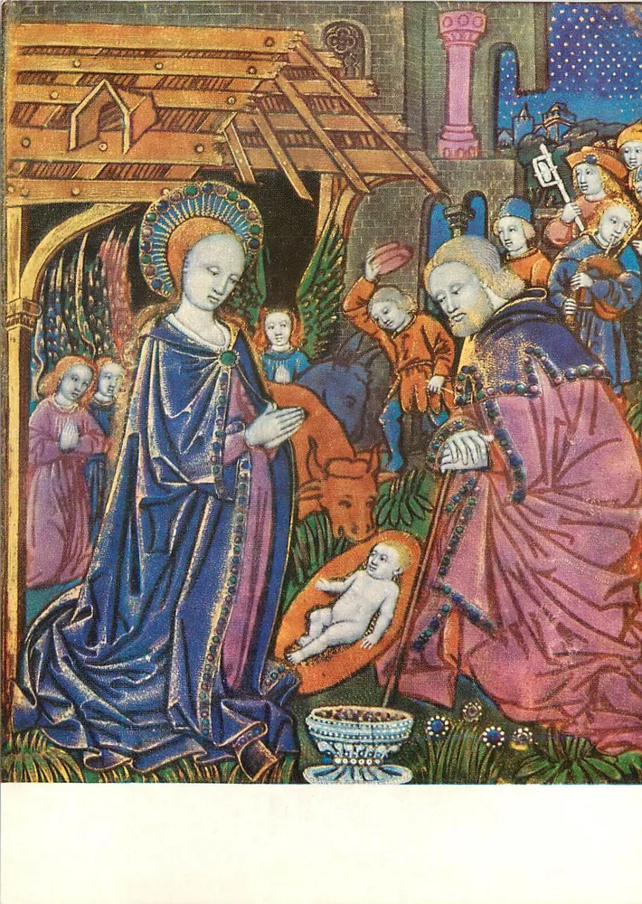 Natividade — cena do Evangelho — editor não visível - Frente