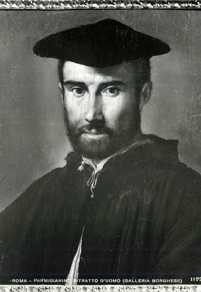 Roma – Parmigianino, Ritratto d’Uomo (Galleria Borghese) – édition 1173 - Recto