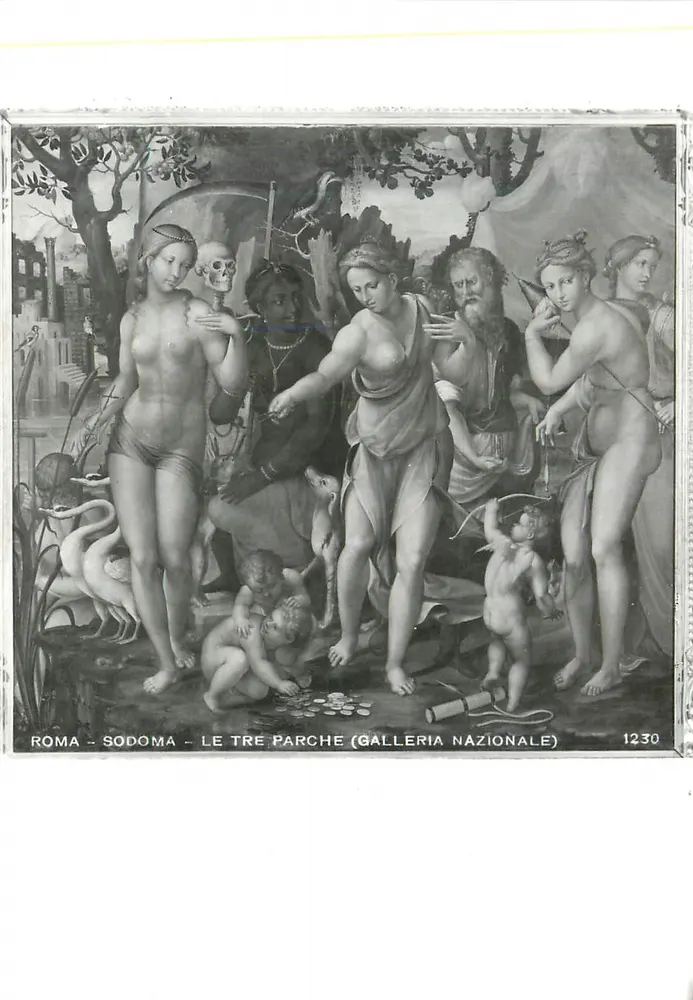 Roma - Sodoma - Le Tre Parche (Galleria Nazionale) - 1230 - Vorderseite