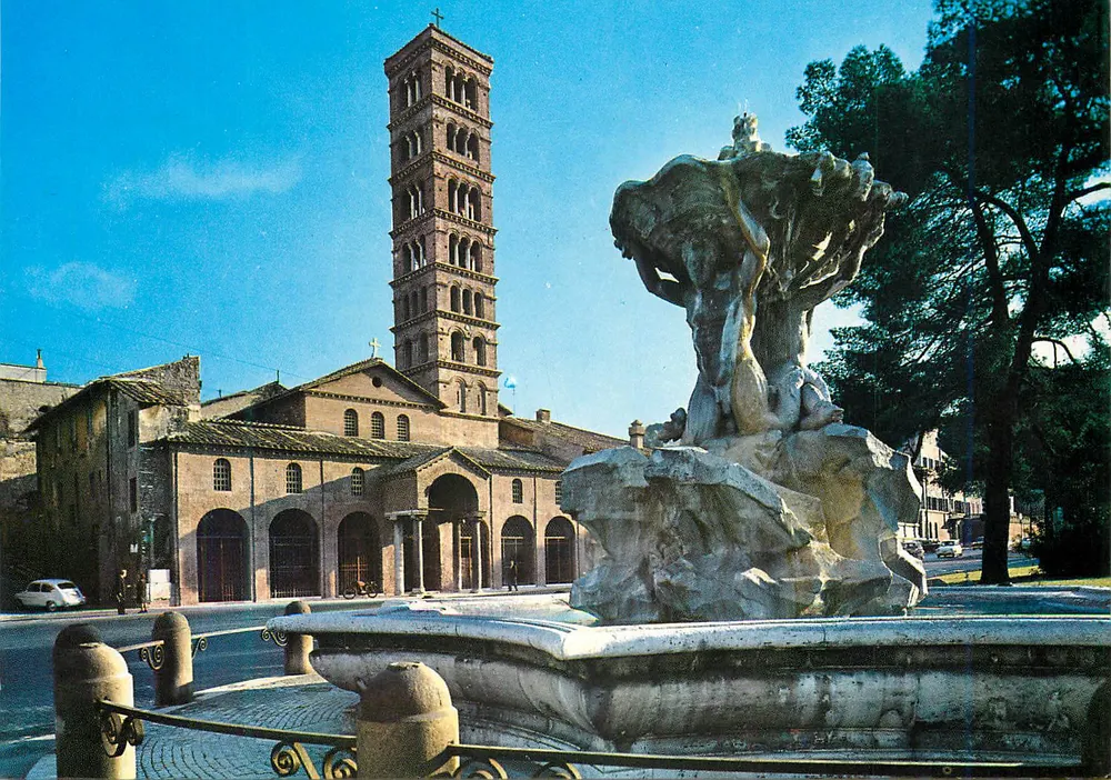 Fonte da Fonte — Piazza del Popolo — Roma — editor desconhecido - Frente