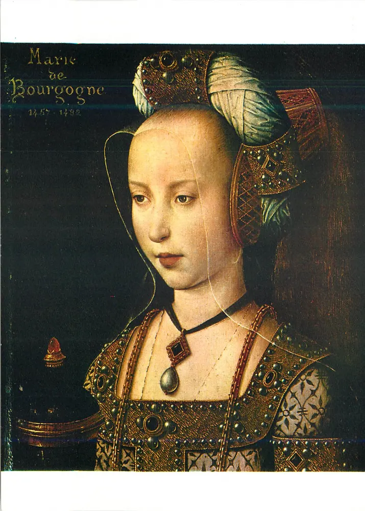 Marie de Bourgogne — portrait historique — éditeur inconnu - Recto