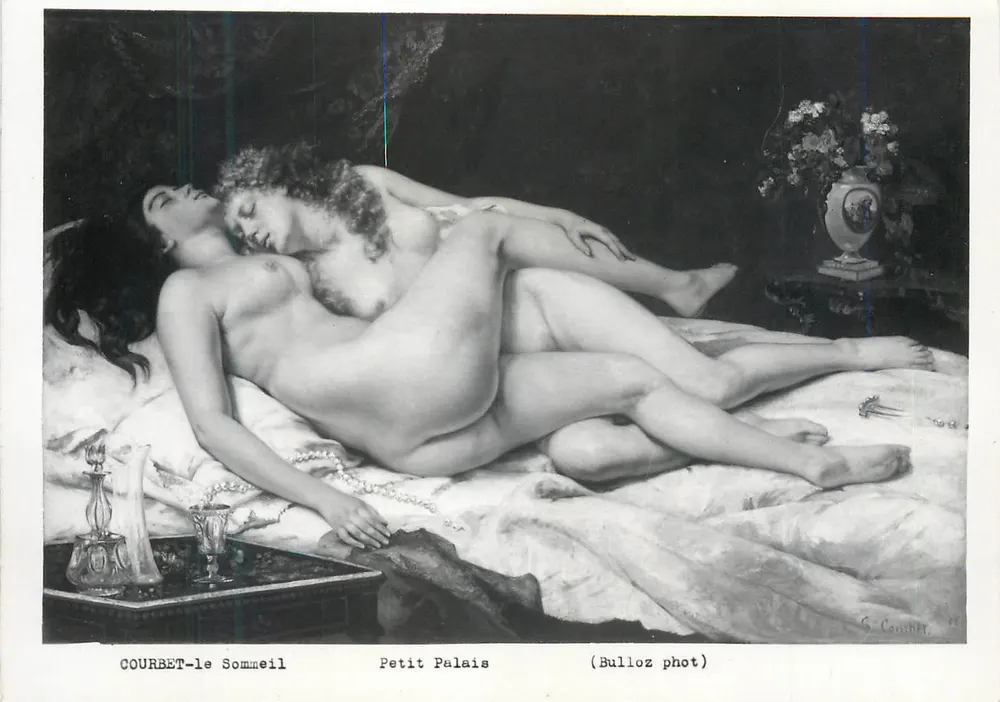 Two Naked Women Asleep — Work by Courbet — Petit Palais — Bulloz phot - Front