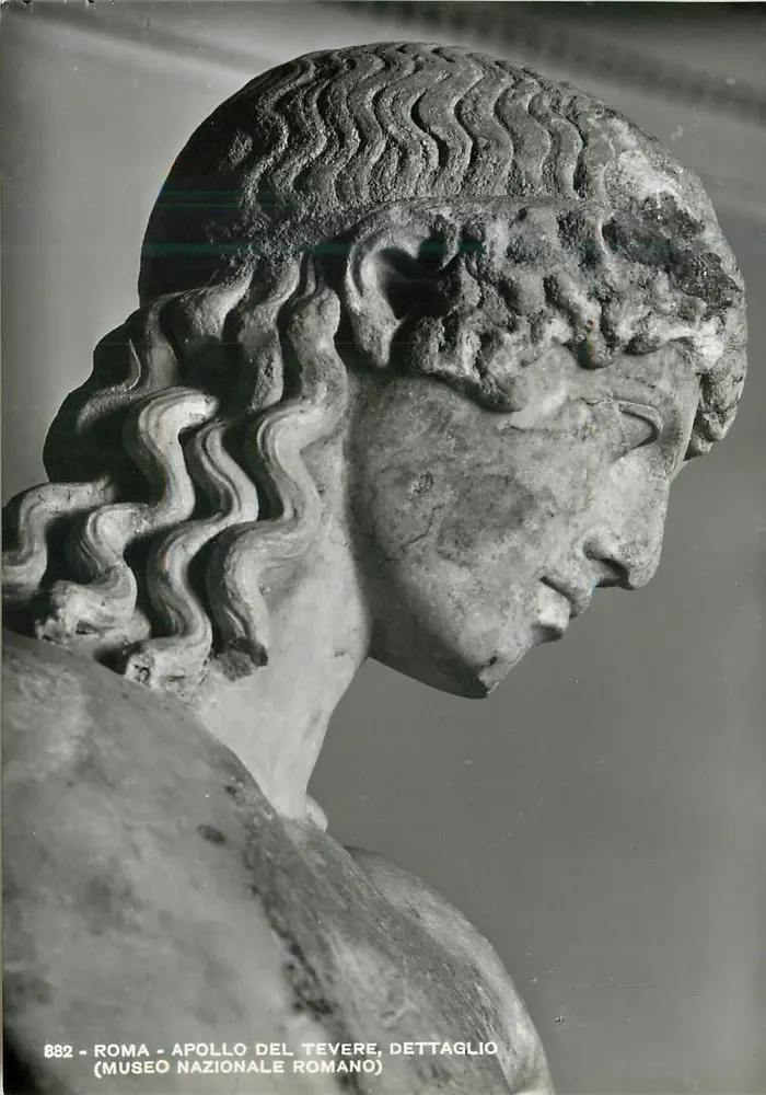 Apollo des Tiber — Detail der Statue — Nationalmuseum Rom, Rom - Vorderseite