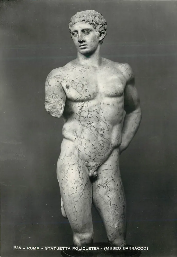 Estátua policleta — Roma — Museu Barracco - Frente