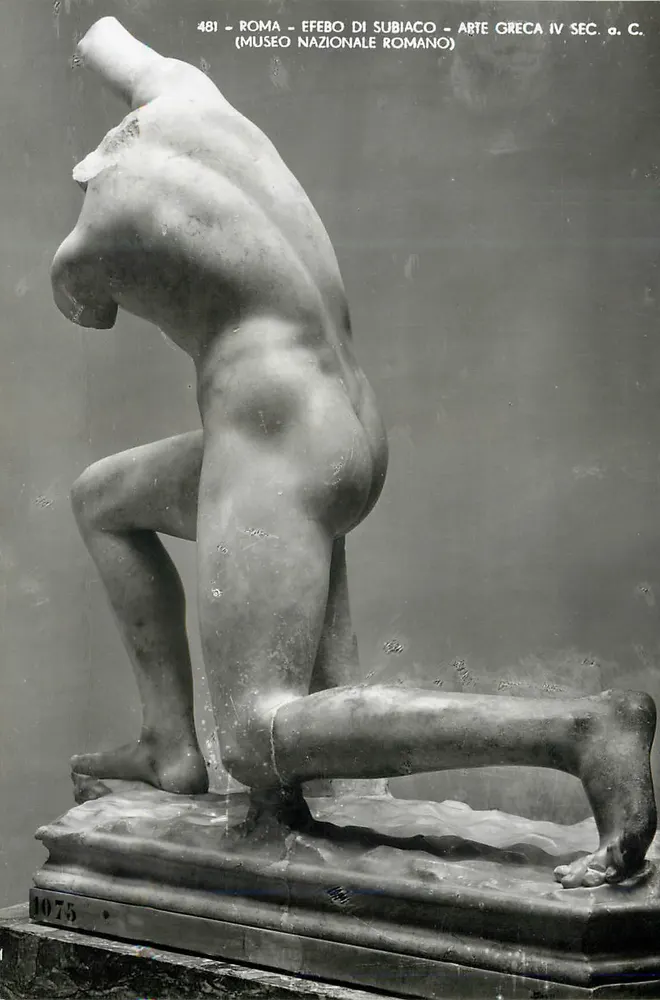 Efebo di Subiaco — griechische Kunst 4. Jahrhundert v. Chr. — Museo Nazionale Romano - Vorderseite