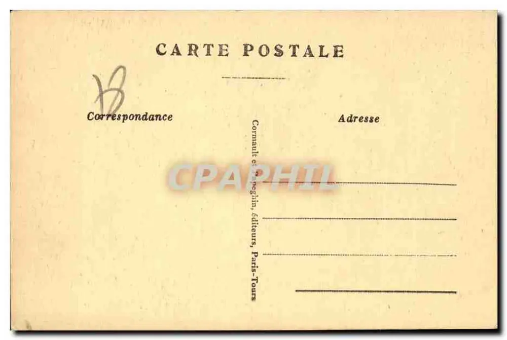 Parque de Versailles — A Colunata — A.P. - Verso