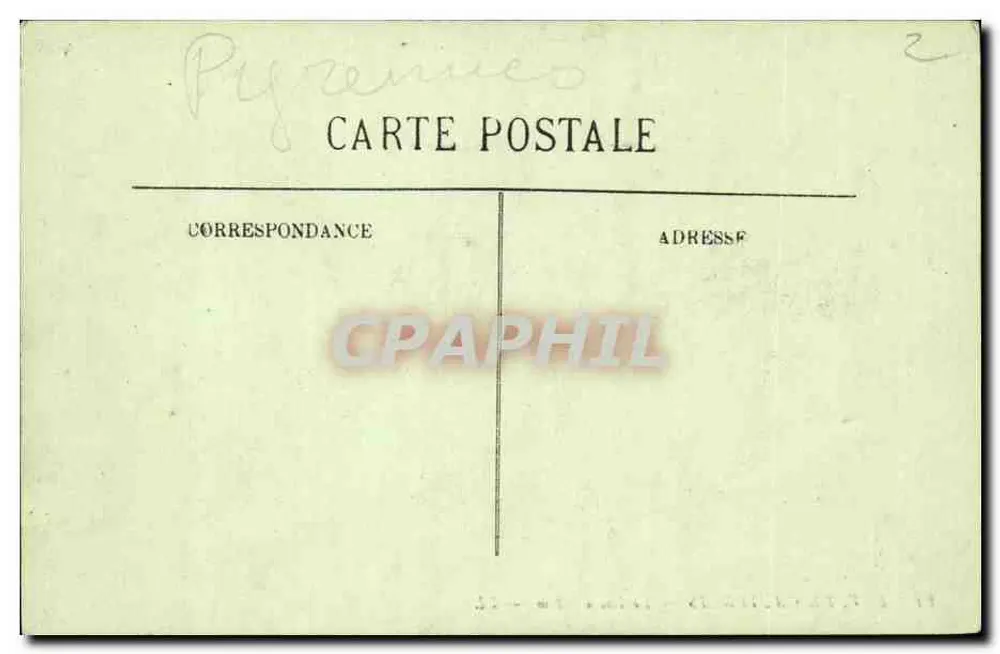 Ambiente de Cauterets — O Lago d'Estom — LL - Verso