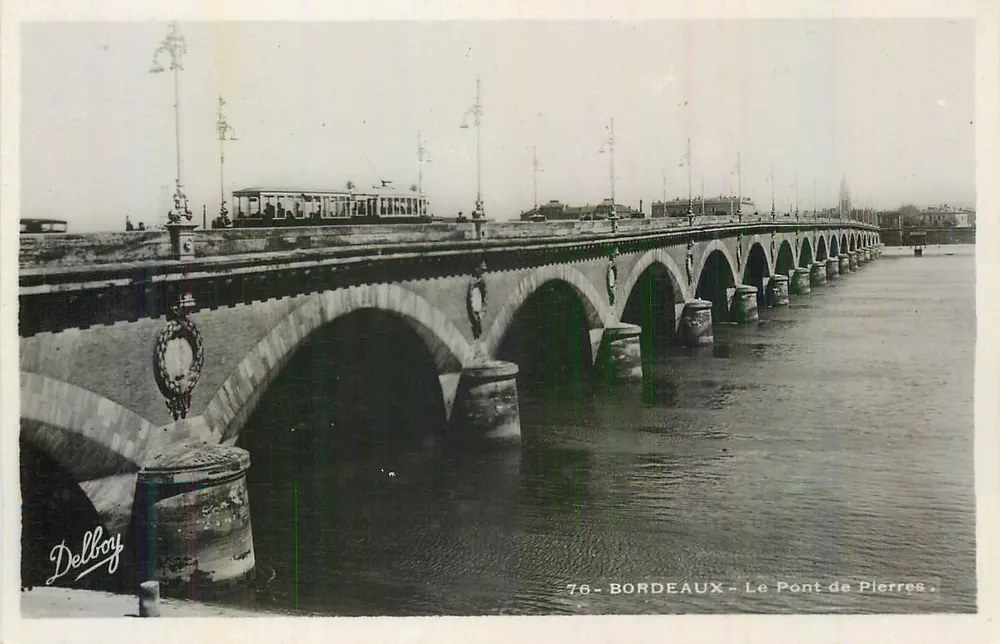 Bordeaux — O Ponte das Pedras — Delboy, n°76 - Frente