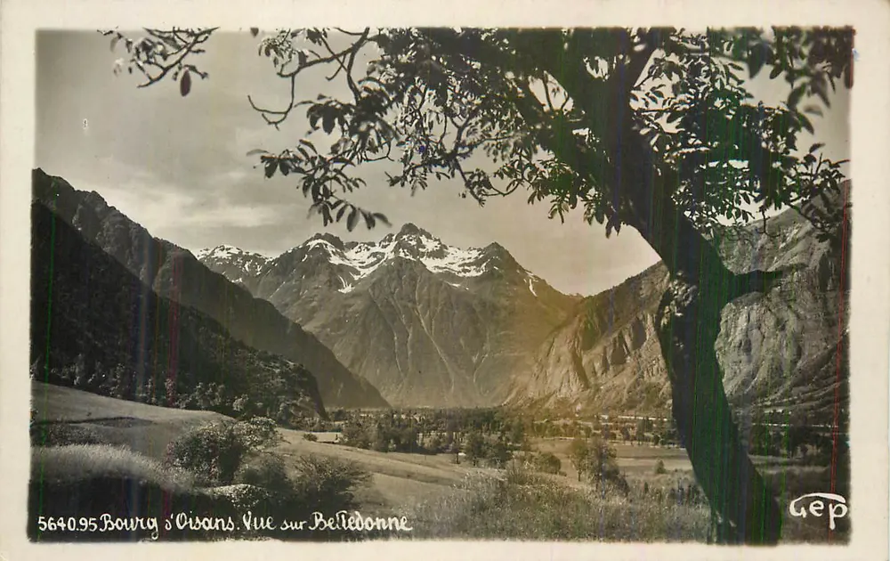 Bourg d'Oisans — Widok na Bellebonne — Gep - Awers